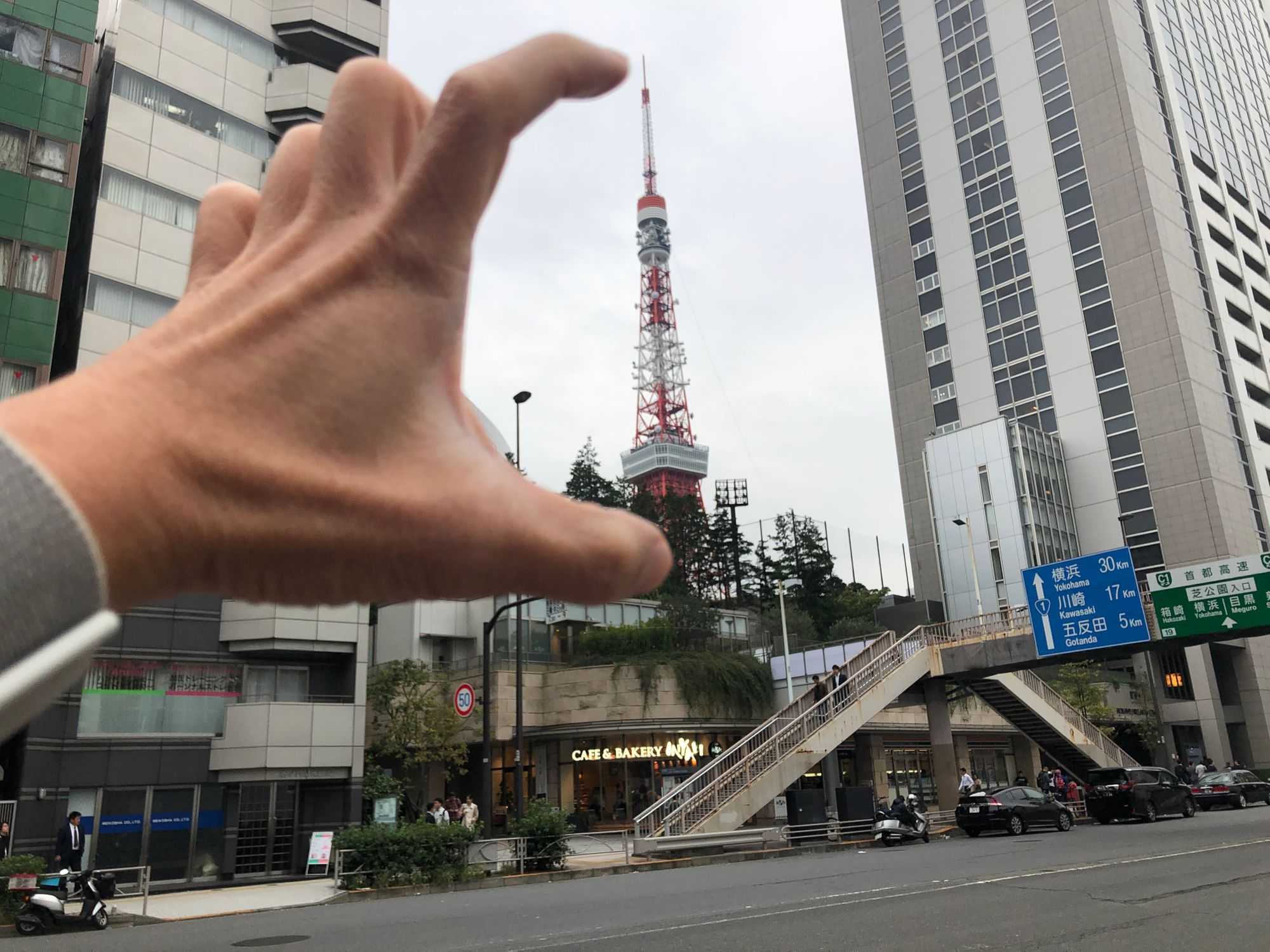 Tokyo Tower from afar (Image by author)