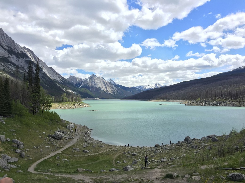 Day 5: Jasper Skytram · Whistler Summit · Medicine Lake · Maligne Canyon · Maligne Lake