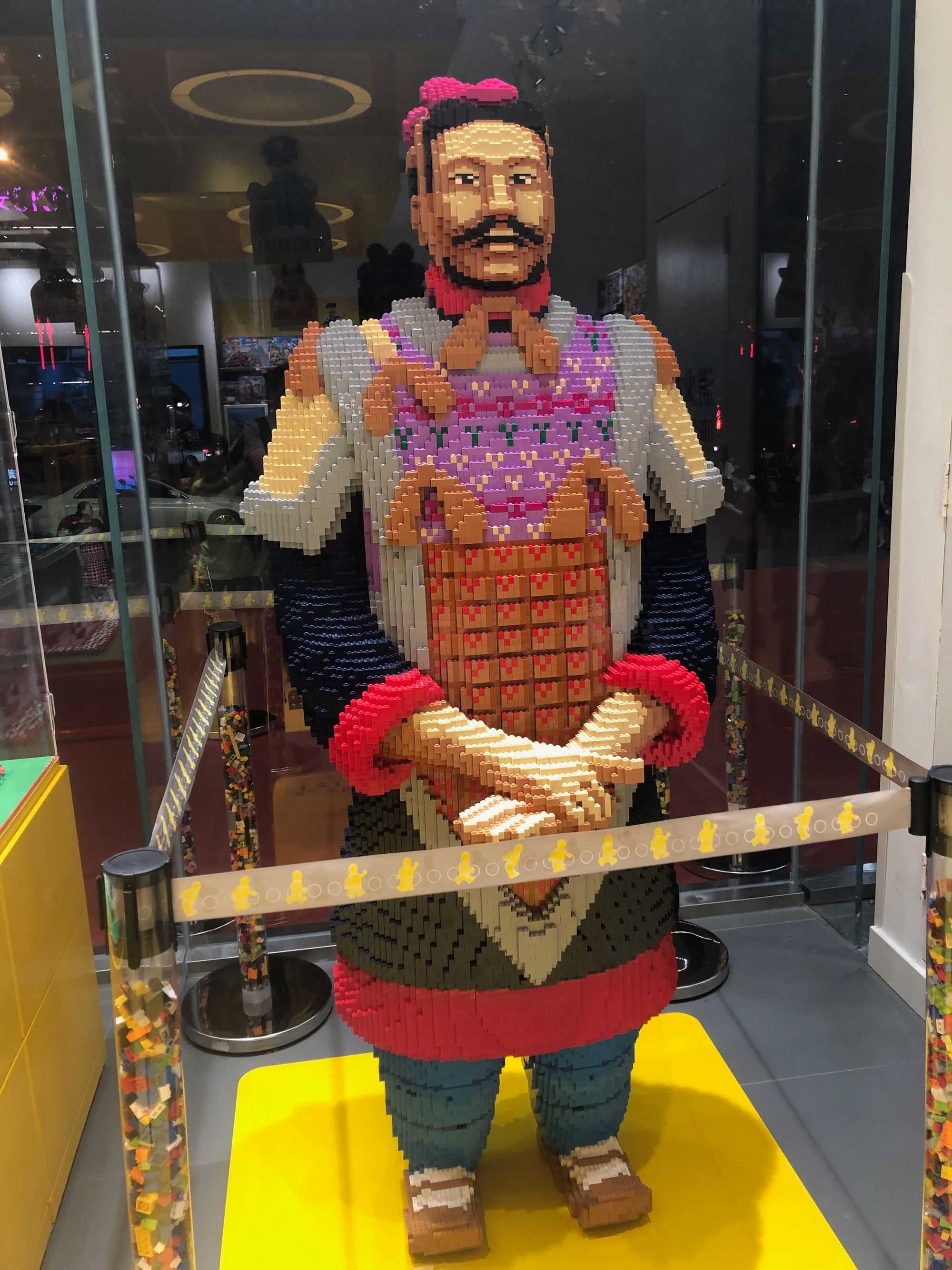 Life-size Lego Terracotta Warrior (Image by author)