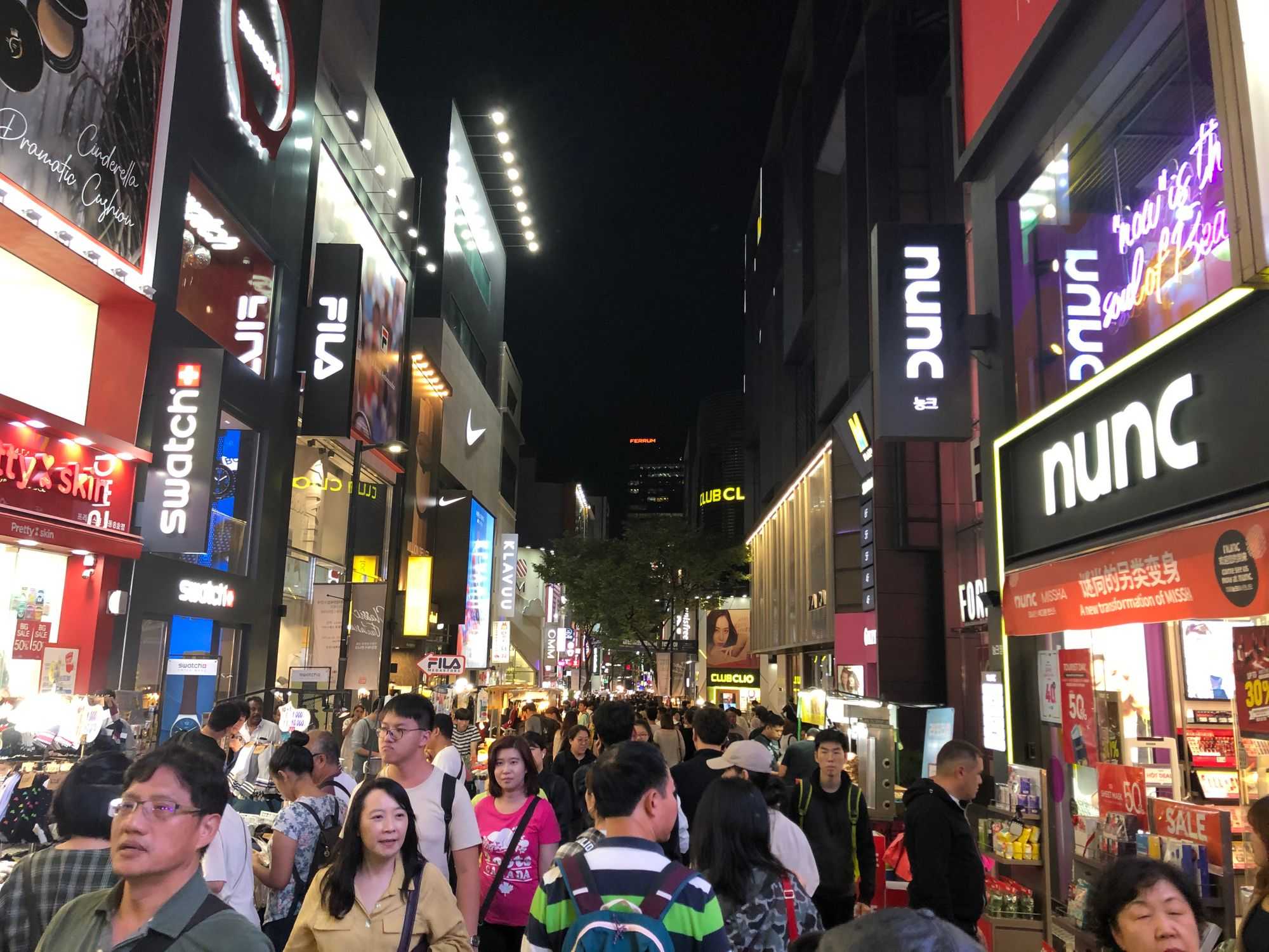 Myeong-dong (명동) (Image by author)