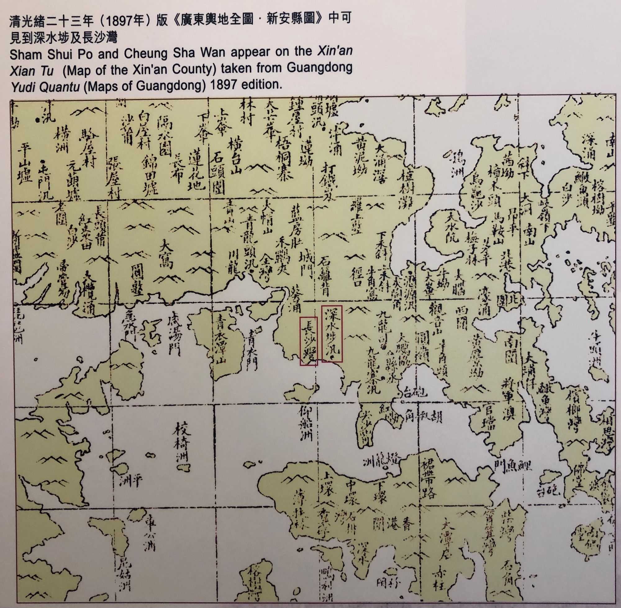 Old Hong Kong Map (Image by author)